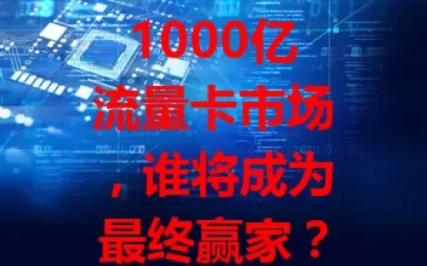 1000亿流量卡市场，谁将成为最终赢家？