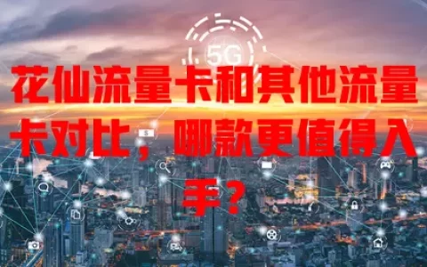 花仙流量卡和其他流量卡对比，哪款更值得入手？