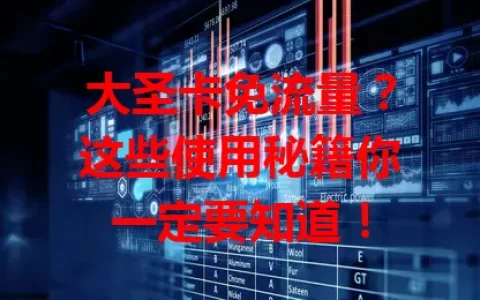 大圣卡免流量？这些使用秘籍你一定要知道！