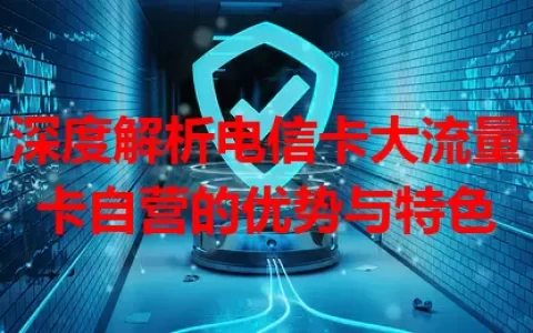 深度解析电信卡大流量卡自营的优势与特色