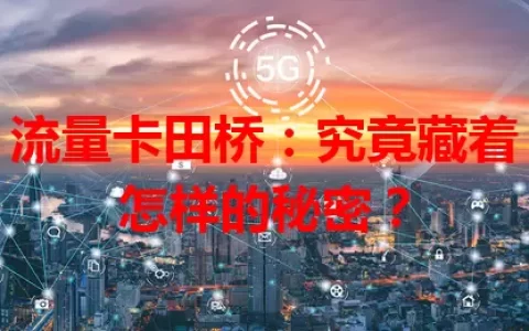 流量卡田桥：究竟藏着怎样的秘密？
