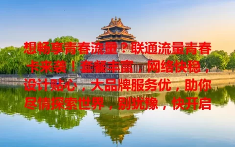 想畅享青春流量？联通流量青春卡来袭！套餐丰富，网络快稳，设计贴心，大品牌服务优，助你尽情探索世界，别犹豫，快开启精彩流量之旅！