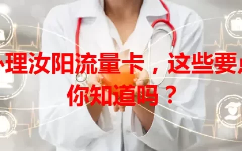 办理汝阳流量卡，这些要点你知道吗？