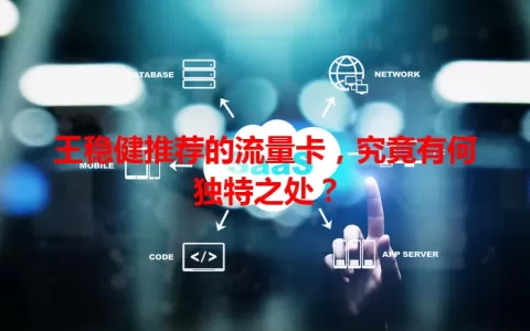 王稳健推荐的流量卡，究竟有何独特之处？