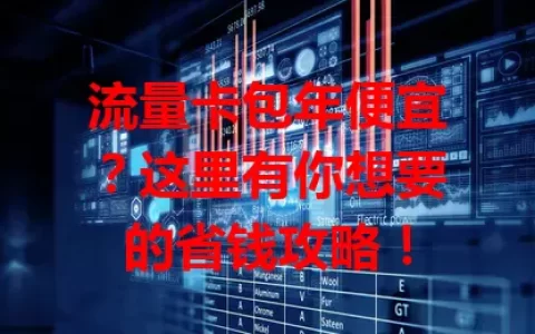 流量卡包年便宜？这里有你想要的省钱攻略！