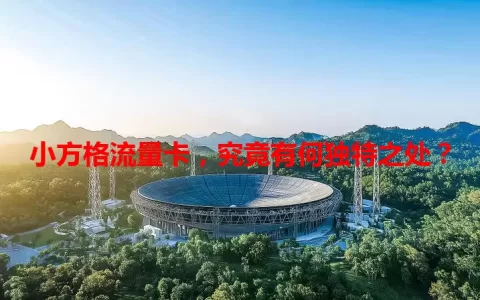 小方格流量卡，究竟有何独特之处？