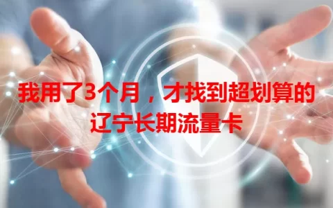 我用了3个月，才找到超划算的辽宁长期流量卡