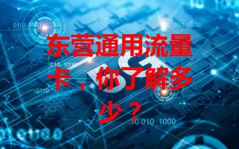 东营通用流量卡，你了解多少？