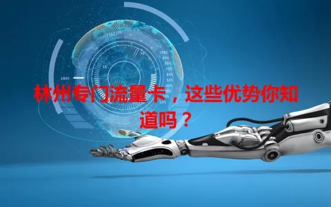 林州专门流量卡，这些优势你知道吗？
