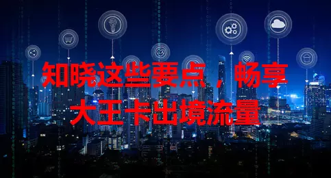 知晓这些要点，畅享大王卡出境流量