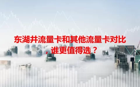 东湖井流量卡和其他流量卡对比，谁更值得选？