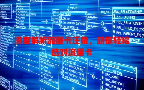 深度解析流量卡汪泉，助你轻松选对流量卡