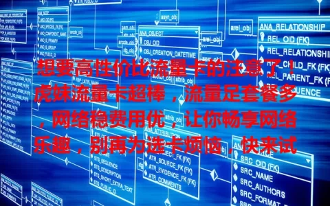 想要高性价比流量卡的注意了！虎妹流量卡超棒，流量足套餐多，网络稳费用优，让你畅享网络乐趣，别再为选卡烦恼，快来试试虎妹流量卡！