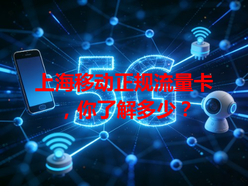 上海移动正规流量卡，你了解多少？
