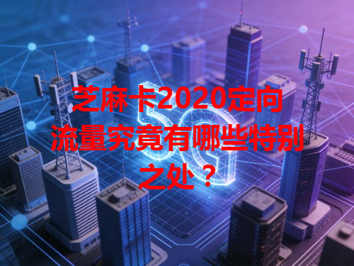 芝麻卡2020定向流量究竟有哪些特别之处？