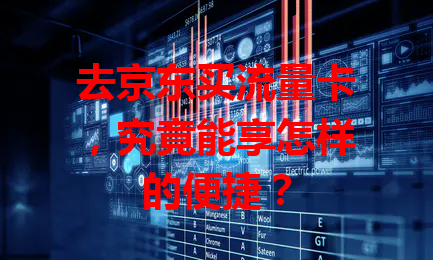 去京东买流量卡，究竟能享怎样的便捷？