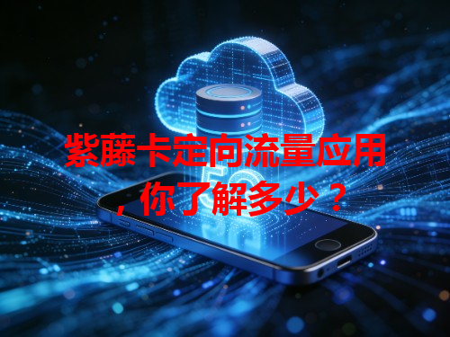 紫藤卡定向流量应用，你了解多少？