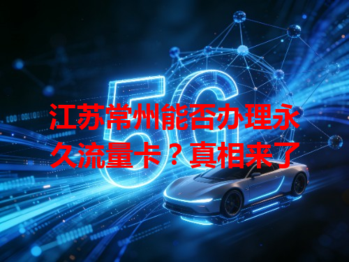 江苏常州能否办理永久流量卡？真相来了