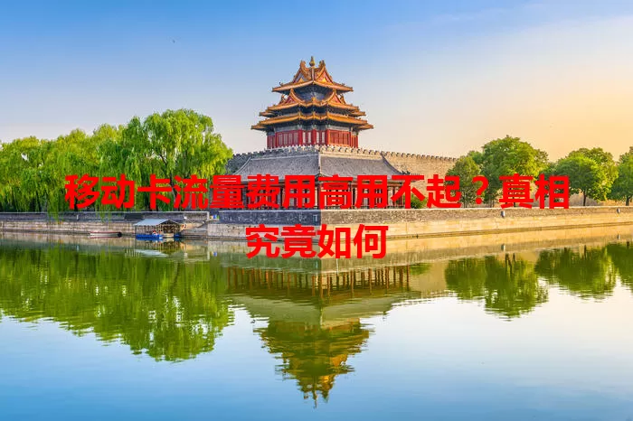 移动卡流量费用高用不起？真相究竟如何