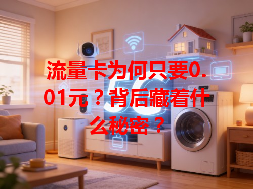 流量卡为何只要0.01元？背后藏着什么秘密？