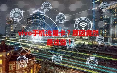 vivo手机流量卡？原因竟然是这些！