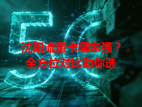 沈阳流量卡哪家强？全方位对比助你选