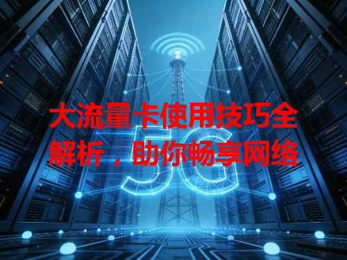 大流量卡使用技巧全解析，助你畅享网络