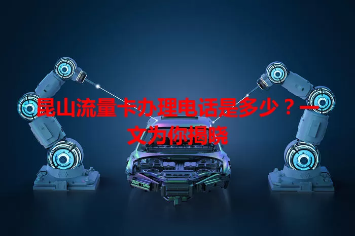 昆山流量卡办理电话是多少?一文为你揭晓