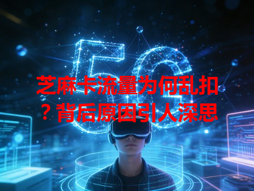 芝麻卡流量为何乱扣？背后原因引人深思