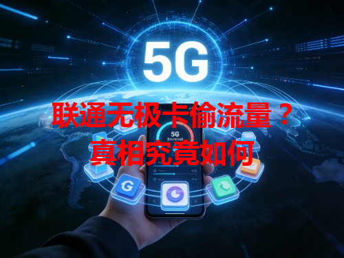 联通无极卡偷流量？真相究竟如何