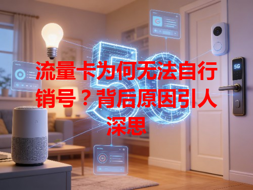 流量卡为何无法自行销号？背后原因引人深思