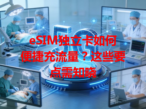 eSIM独立卡如何便捷充流量？这些要点需知晓