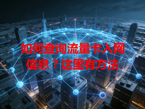 如何查询流量卡入网信息?这里有方法