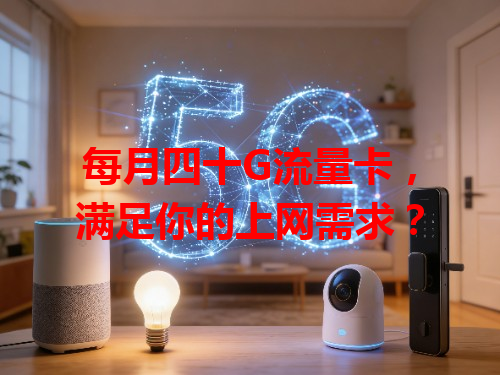 每月四十G流量卡，满足你的上网需求？