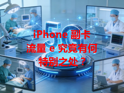 iPhone 副卡流量 e 究竟有何特别之处？