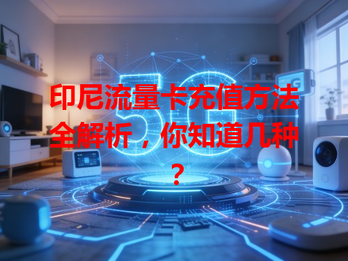 印尼流量卡充值方法全解析，你知道几种？