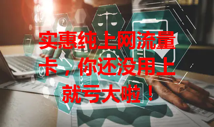 实惠纯上网流量卡，你还没用上就亏大啦！