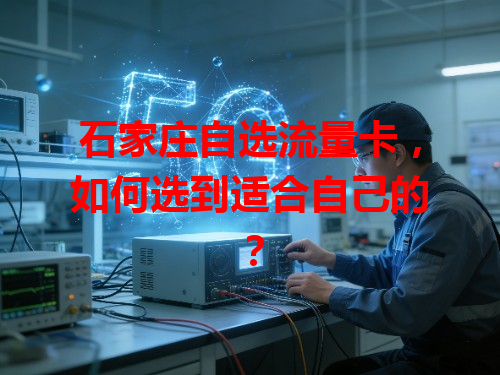 石家庄自选流量卡，如何选到适合自己的？