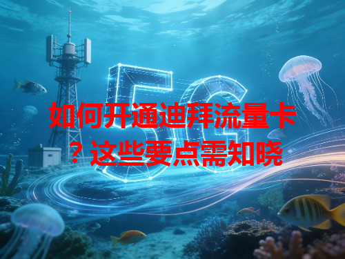 如何开通迪拜流量卡？这些要点需知晓