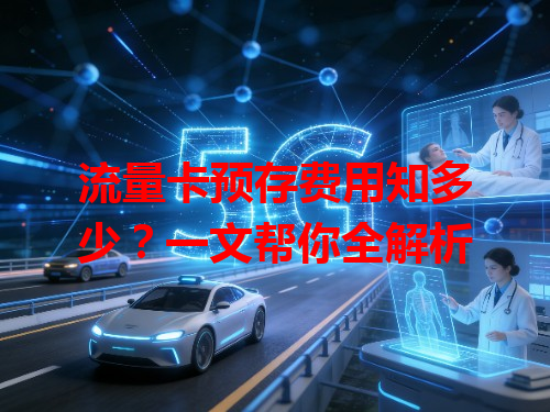 流量卡预存费用知多少?一文帮你全解析