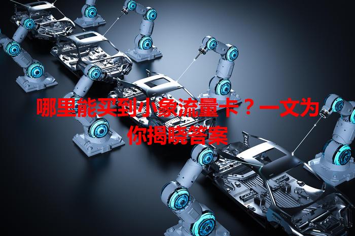 哪里能买到小象流量卡？一文为你揭晓答案