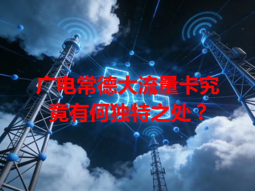 广电常德大流量卡究竟有何独特之处？