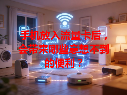 手机放入流量卡后，会带来哪些意想不到的便利？