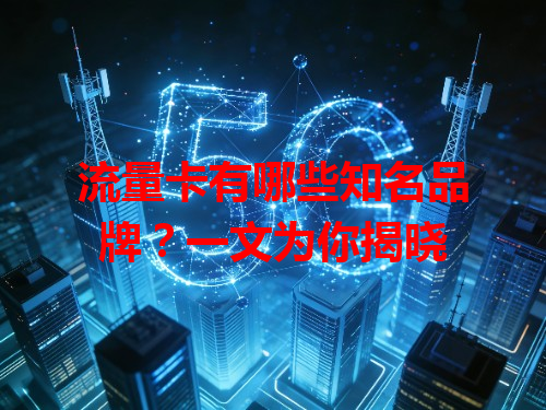 流量卡有哪些知名品牌？一文为你揭晓