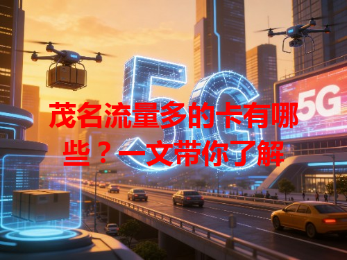 茂名流量多的卡有哪些？一文带你了解
