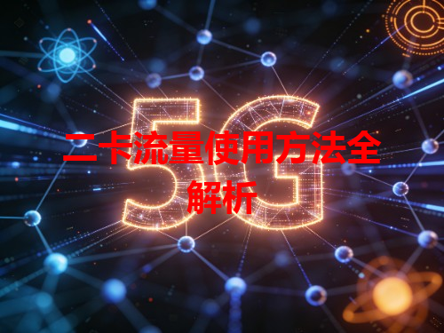 二卡流量使用方法全解析