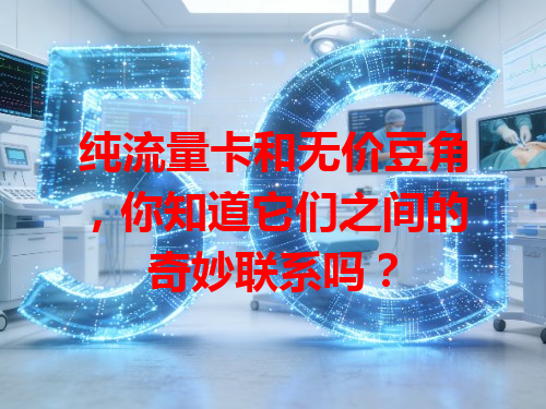 纯流量卡和无价豆角，你知道它们之间的奇妙联系吗？