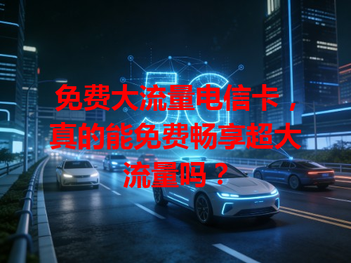 免费大流量电信卡，真的能免费畅享超大流量吗？