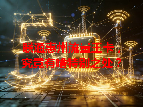 联通惠州流量王卡，究竟有啥特别之处？