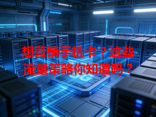 想营销手机卡？这些流量策略你知道吗？